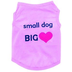 Randy Love Dog Tee Shirt Size Small Purple